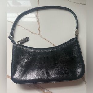 EL PORTAL Black Leather Vintage Bag